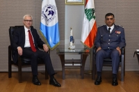 Secretary General Jürgen Stock discussed national and regional security issues with Major General Imad Osman, head of the Lebanese Internal Security Forces.